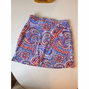 Peter millar paisley golf/ tennis skirt- Size M
